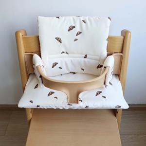 어린이 식사 의자 쿠션 아기 식사용 면 통기성 쿠션 아기 성장 의자 쿠션 액세서리