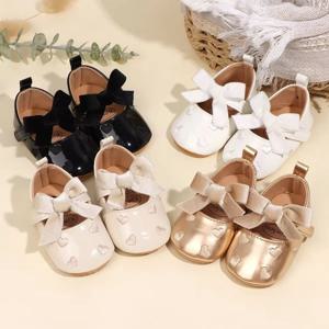 인기있는 0-1세 아기 운동화 아기 신발 부드러운 밑창 공주 신발 하트 모양의 공주 신발 운동화