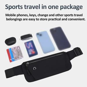 러닝 웨이스트 백 스포츠 벨트 파우치 휴대폰 가방 남녀 공용 웨이스트 팩 경량 체육관 스포츠 가방 조절 가능한 스트랩