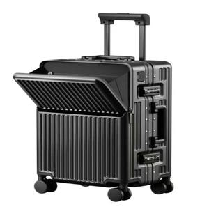 전면 개폐식 알루미늄 프레임 대용량 방수 수하물칸 20인치 유니버설 휠 풀로드 박스 24인치 남성용