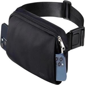워터플라이 크로스바디 벨트 패니 팩: 스포츠 워킹 웨이스트 백 러너 벨트 범백 힙 패니 팩 여성 남성용