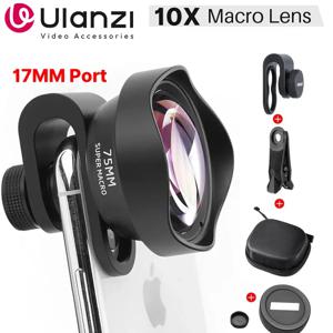 Ulanzi 17mm 10X 매크로 렌즈 범용 iPhone 13 14 15 16 Mini Pro Max 삼성 S20 S21 S22 S23 Ultra Huawei XiaoMi 전화 렌즈