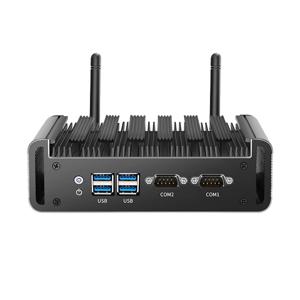 미니 PC 인텔 코어 i3 5005U i5 5200U i7 5500U 2*RS232 듀얼 기가비트 이더넷 300M Wi-Fi 4*USB3.0 HDMI VGA 지원 Windows Linux