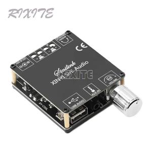 2*50W Bluetooth 5.0 전력 증폭기 클래스 D 오디오 10W ~ 200W HiFi 스테레오 무선 음악 플레이어 미니 USB 사운드 카드 App 디지털 앰프