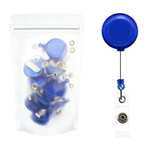 직원 간호사 의사 이름 ID 태그 패스 액세스 카드 배지 홀더에 대 한 벨트 가슴 주머니 클립과 5 개/몫 개폐식 배지 릴