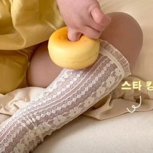 소녀 레이스 무릎 길이 스타킹, 사랑스러운 사랑스러운 귀여운 꽃 일본 로리타 양말, 아기 로얄 스타일, 달콤한 공주 유아 양말