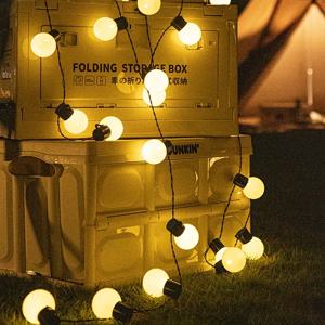 야외 가랜드 스트리트 전구 스트링 라이트 크리스마스 램프, 정원 파티 캠핑 휴일 조명, G50