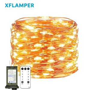 LED 요정 스트링 조명, 야외 방수, 구부릴 수 있는 실내 크리스마스 장식, 홈 가든 파티 웨딩, 50m, 100m