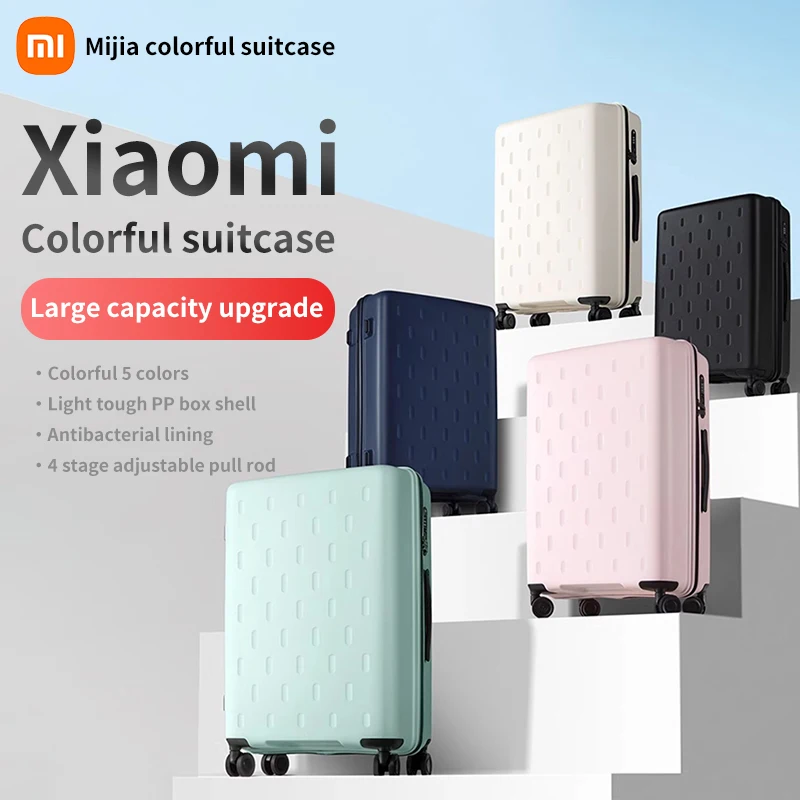 Xiaomi 가방 수하물 케이스 남성과 여성 20/24 인치 대용량 다채로운 초경량 Mijia 가방 탑승 암호 상자