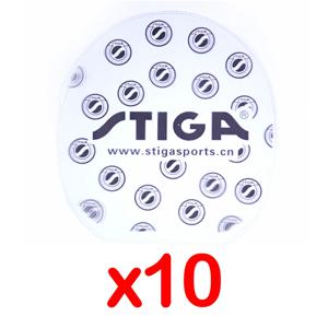 10 Pcs 탁구 보호 필름 (끈적이지 않는 유형) 탁구 박쥐 고무 보호기