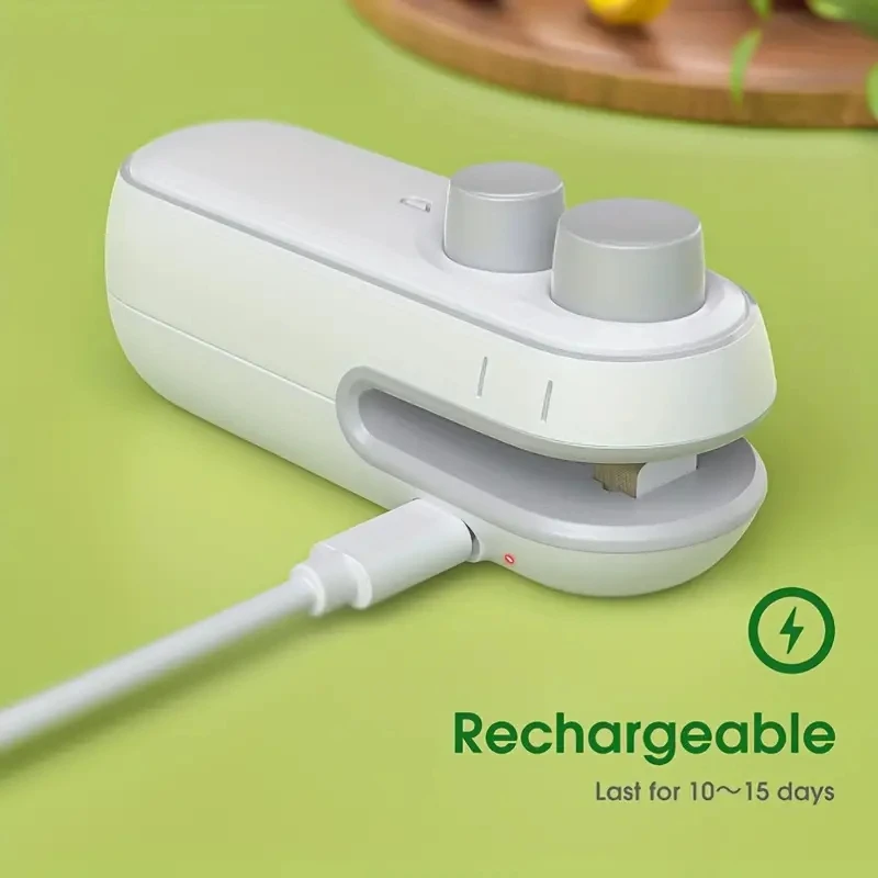 미니 히트 백 씰링 기계 패키지 실러 가방 플라스틱 식품 실러 클립 가방 휴대용 실러 식품 포장 히트 실러