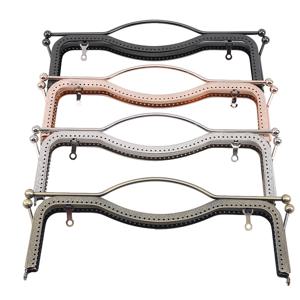 빈티지 지갑 걸쇠 프레임 가방 DIY 공예 지갑 가방 만들기에 대 한 키스 걸쇠 잠금 금속 지갑 프레임