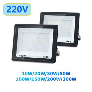 LED 홍수 빛 IP66 방수 AC220V 10W 20W 30W 50W 100W 150W 200W 300W 스포트라이트 정원 거리 게이트 벽 투광 조명 야외