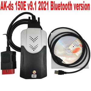 2021.11 AK DS150E, 블루투스 무료 키젠 포함, Delp DS150E V9.1 auto com OBD2 자동차 트럭 OBD II 스캐너 진단 도구