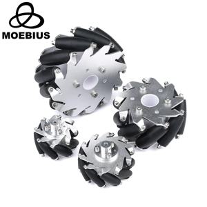 금속 큰 하중 메카넘 휠, 아두이노 라즈베리 파이용 전방향 휠, DIY ROS 로봇 자동차 키트, 60mm, 100mm, 127mm
