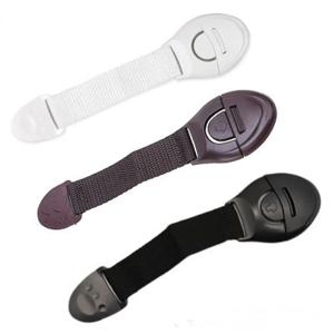 3pcs 커피 블랙 화이트 아기 안전 잠금 어린이 유아 캐비닛 서랍 냉장고 잠금 어린이 보호 스트랩 잠금 장치