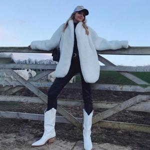 겨울 아우터 여성명품 의류 인조모피 여성용 럭셔리 크롭 인조 모피 코트, 여성용 모피 코트, 핫 쿨 걸, 푹신한 짧은 모피 재킷, 겨울 2024