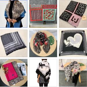 오리지널 이탈리아 프린트 숄 스카프, 가을 겨울 신상