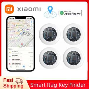XIAOMI 스마트 에어태그 블루투스 GPS 트래커 Apple과 함께 작동 내 앱 찾기 ITag 에어 태그 트래커 로케이터 IOS용 애완동물 키 파인더