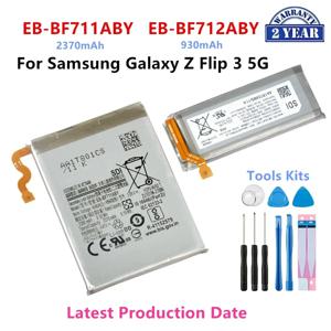 삼성 갤럭시 Z 플립 3 Flip3 5G F711 F711B F712 SM-F711B 배터리 + 도구 용 새 EB-BF711ABY EB-BF712ABY 배터리