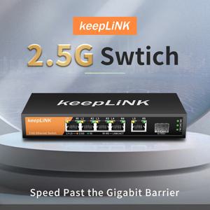 5포트 멀티 기가비트 2.5Gbps 비관리형 플러그 앤 플레이 네트워크 이더넷 2.5G 스위치
