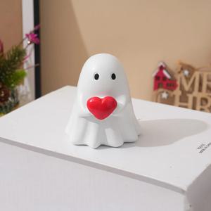 귀여운 유령 장식품, 사무실 책상 장식에 적합하며 할로윈에 가족과 친구를 위한 다기능 및 독특한 선물,