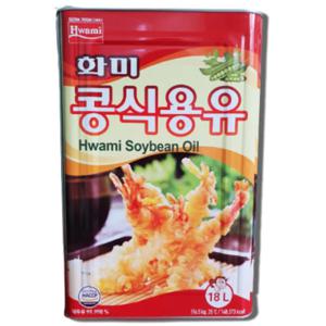 화미 콩식용유 콩기름 18L