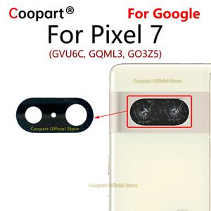 Google Pixel 7 GVU6C GQML3 GO3Z5 용 Coopart 후면 카메라 유리 렌즈 접착 스티커로 교체