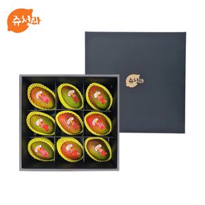 브라질 애플망고 선물세트 9입 총 4kg (개당 440g내외) 부자재포함