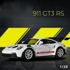 1:36 911 GT3 RS 합금 미니카 모델 레이싱 다이캐스트 금속 장난감 스포츠 시뮬레이션 컬렉션 풀백 어린이 선물