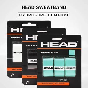 HEAD 테니스 오버그립 프라임 투어 시리즈 테니스 라켓 핸드 글루, 스냅온 미끄럼 방지 라켓 핸들 스트랩, 정품, 3 개