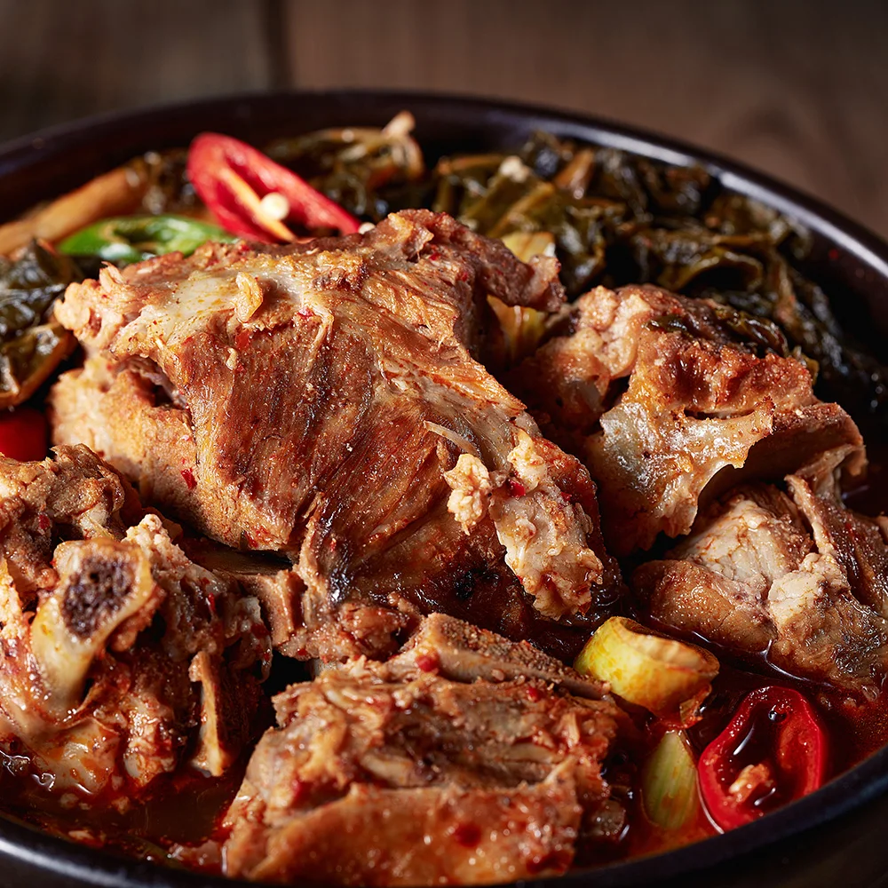 ★100%국내산감자탕X3팩★국내산 뼈와 우거지! 얼큰우거지감자탕 900g X3팩