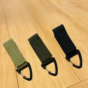 야외 캠핑 하이킹 멀티 도구 몰리 웨빙 클립 EDC 전술 나일론 리본 키 체인 걸쇠 후크 카라비너 ​​패스너 후크 버클