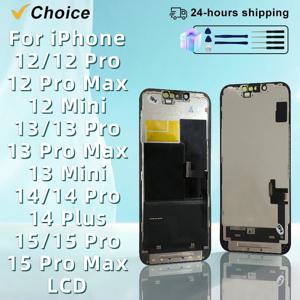 아이폰 13 프로 맥스 OLED 디스플레이 INCELL 스크린 디지타이저, 12 미니 LCD 14 플러스 15 플러스 13 미니 LCD 교체용