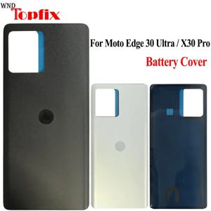 Motorola Moto Edge 30 Ultra Back 배터리 커버 도어 Moto X30 Pro 배터리 커버 용 후면 유리 하우징 수리 부품의 새로운 기능