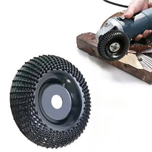 1PC 나무 조각 디스크 그라인더 휠 디스크 4 인치 나무 쉐이핑 휠 앵글 그라인더 용 목재 그라인딩 쉐이핑 디스크