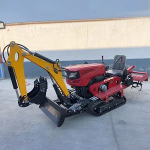 뜨거운 판매 작은 25HP 35HP 정원 농업 크롤러 트랙터 미니 농업 기계 다기능 크롤러 경운기