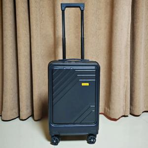 원피스, 새로운 고급 여행가방, 트롤리 케이스, 탑승 케이스, 남성용 및 여성용 20인치, 패셔너블한 디자인, 고품질의 두꺼운 하드 쉘 소재, 내구성이 뛰어난 지퍼 잠금 장치, 비밀번호 잠금 장치