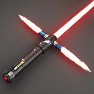DamienSaber Kylo Ren Lightsaber Metal Hilt Force Heavy Dueling Saber 모션 컨트롤(34개 사운드 글꼴 포함) 민감한 부드러운 스윙