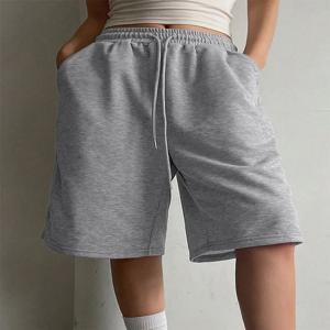 여성 반바지 여름 새로운 streetwear 패션 캐주얼 슬림 레이스 업 반바지 우아한 여성 성격 다목적 니트 느슨한 바지