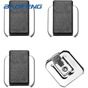 모토로라 워키토키 PMMN4013 PMMN4013A PMMN4025 스피커 마이크용 교체용 마이크 벨트 클립 4팩