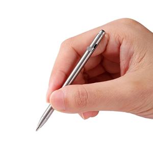 미니 티타늄 펜 EDC 가제트 성격 크리 에이 티브 서명 펜 휴대용 야외 여행 비상 쓰기 도구 EDC 키 체인