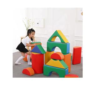 실내 놀이터 안전 소프트 플레이 공간 어린이용 소프트 PE 블록 조립 놀이 공간 실내 유아용 폼 클라이밍 장난감