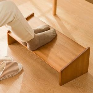 책상 아래 조절 가능한 발판 인체 공학적 디자인 발 받침대 휴대용 높이 조절 발판 간단하고 편안한 발 받침대 장치