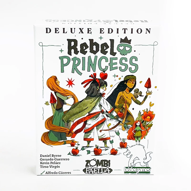 Rebel Princess Deluxe Edition 가족의 즐거움과 흥미로운 게임 나이트를 위한 빠른 속도의 전략 보드 카드 게임