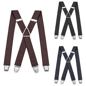 영국 고급 성인 바지 탄성 미끄럼 방지 탄성 조절 가능한 멜빵