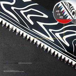 긴 손잡이 톱 다마스강 목재 절단용 정원 과일나무 전용 톱날 가정용 개선 도구 산소 추출