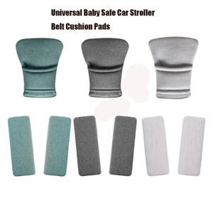 두꺼운 유모차 카시트 스트랩 어깨 패드 부드러운 통기성 저자극성 가랑이 쿠션 커버 (카시트 및 유아용 식탁의자용)