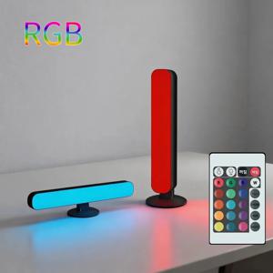 RGB USB LED 라이트 바 색상 변경 TV 백라이트 리모컨 심포니 분위기 조명 스트립 음악 리듬 앰비언트 픽업 램프 장식