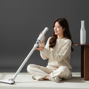 바우아토 프로제트 DC 모터 다용도 미니 핸디 무선 청소기